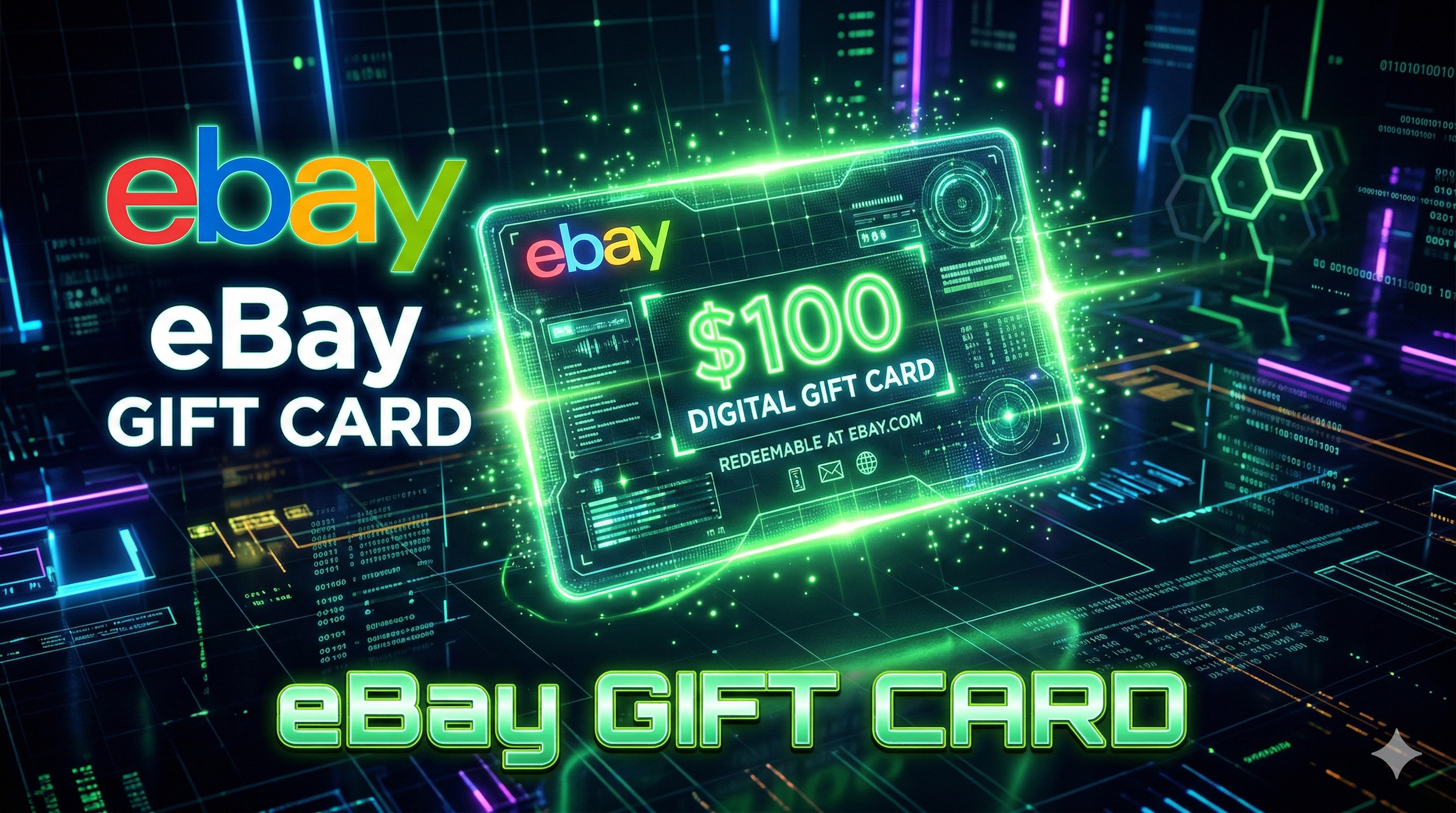 eBay Gift Card – Instant Digital Code