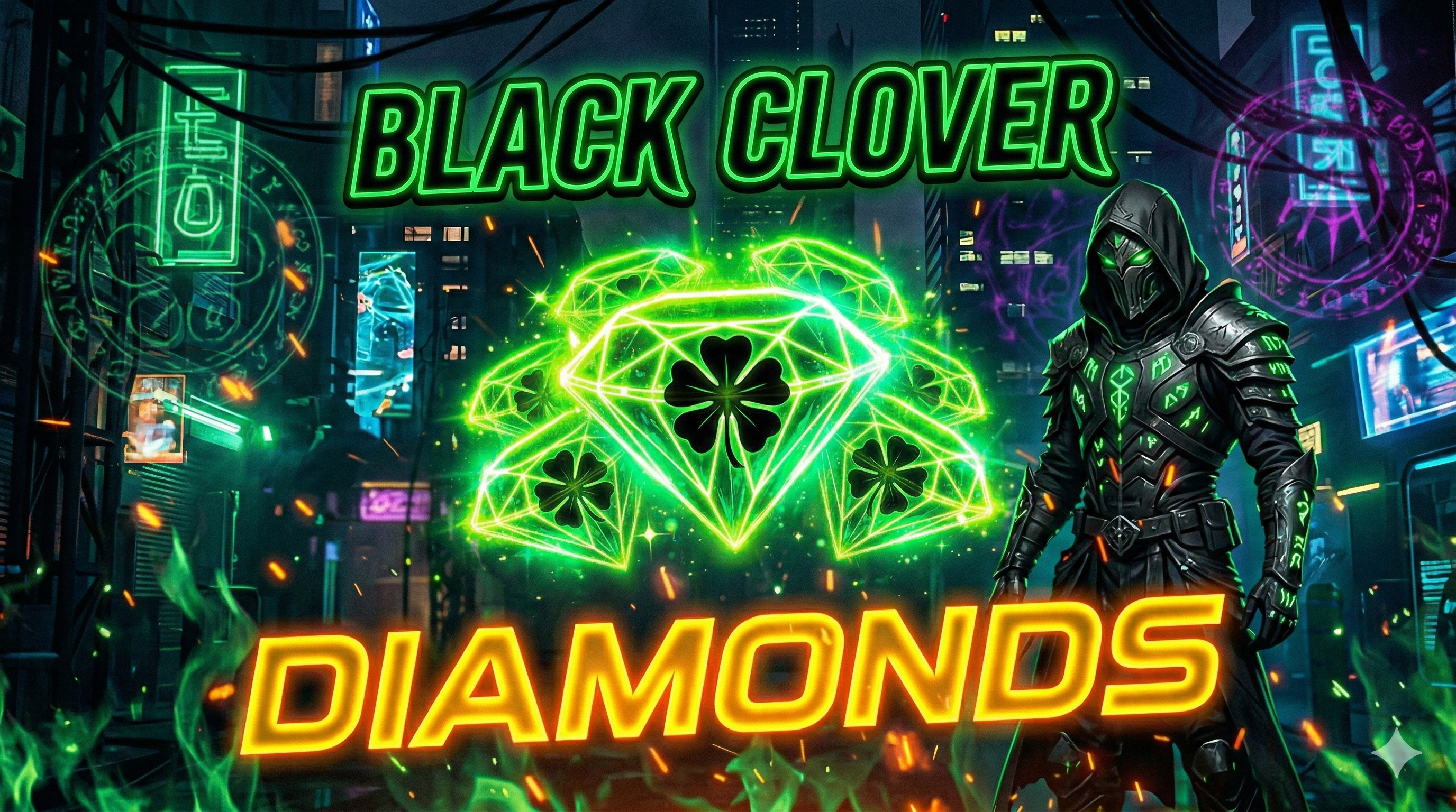 Black Clover Mobile Diamonds – Instant Recharge