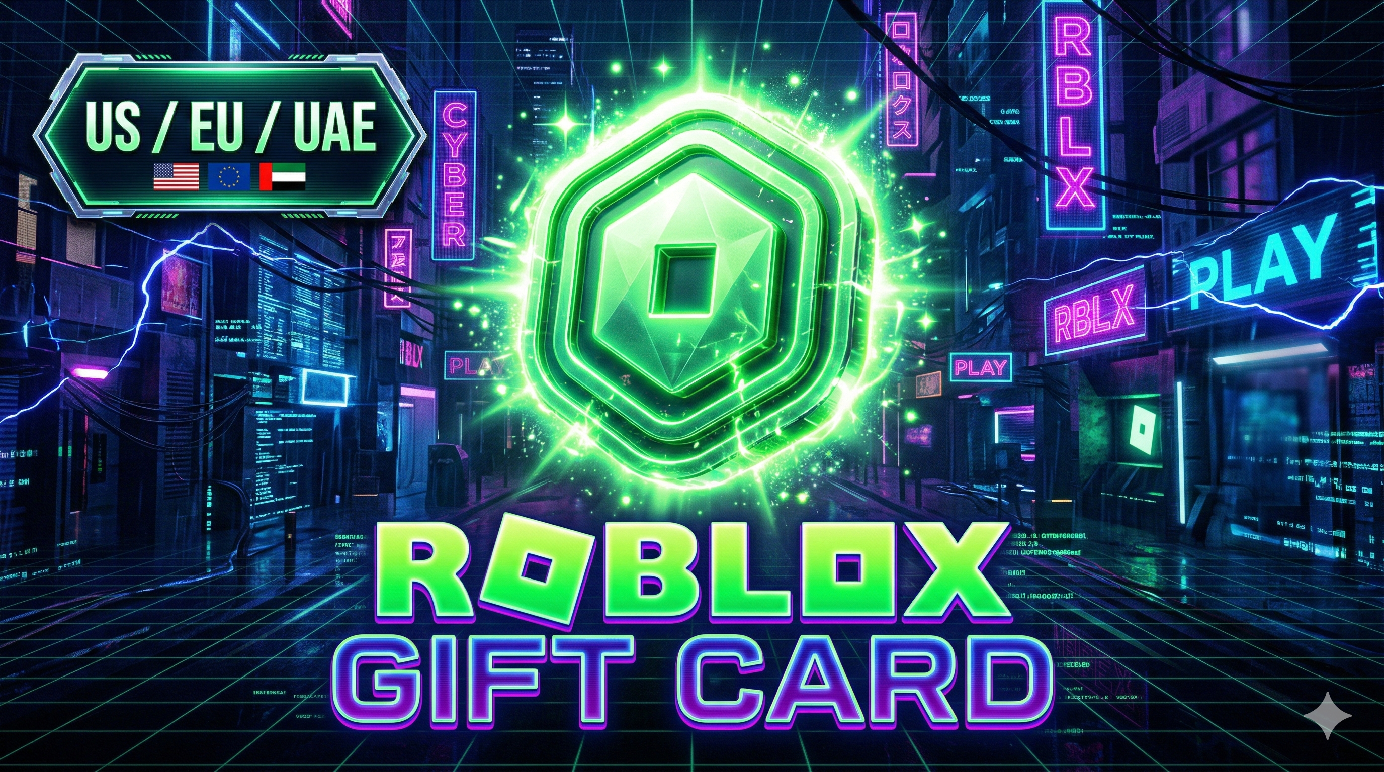 Roblox Gift Card (Region) – Instant Delivery