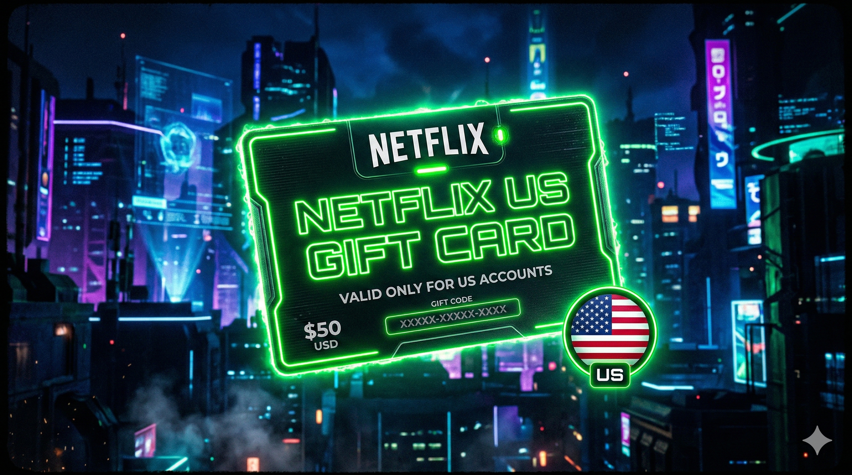 Netflix Gift Card (US) – Instant Activation