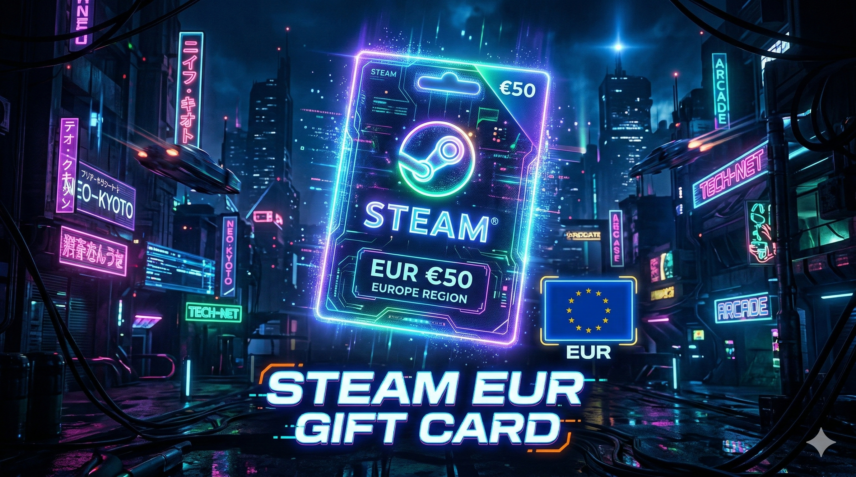 Steam Gift Card (EUR) – Instant Code